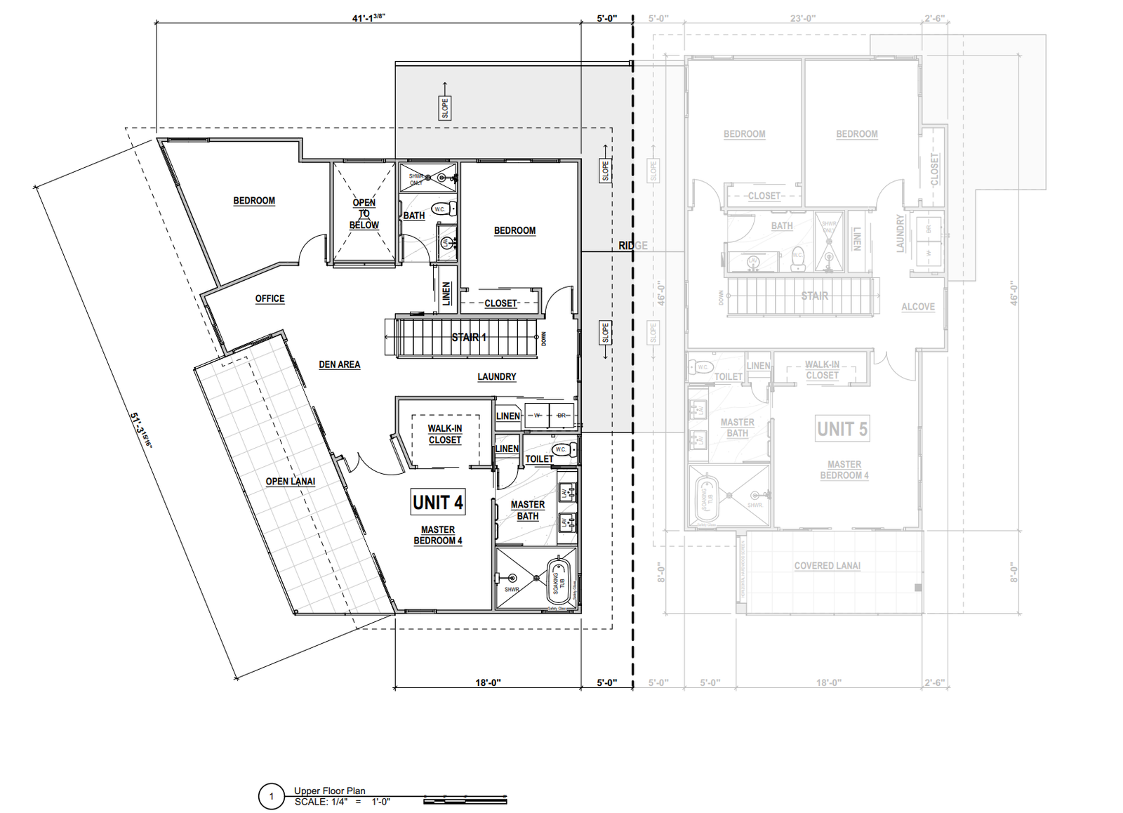 Residence 04 upper floor plan