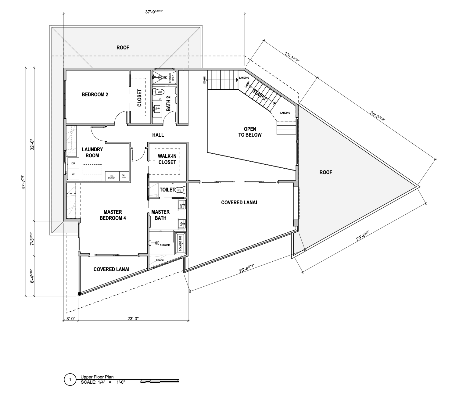 Residence 07 upper floor plan